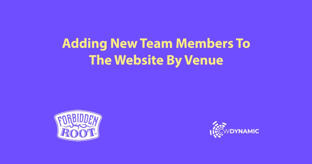Tutorial - Adding Team Members