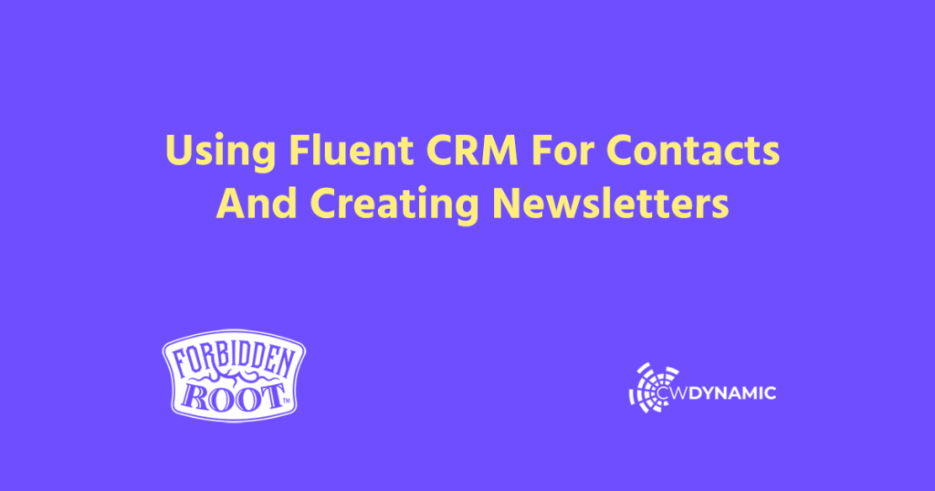 FluentCRM and Newsletters